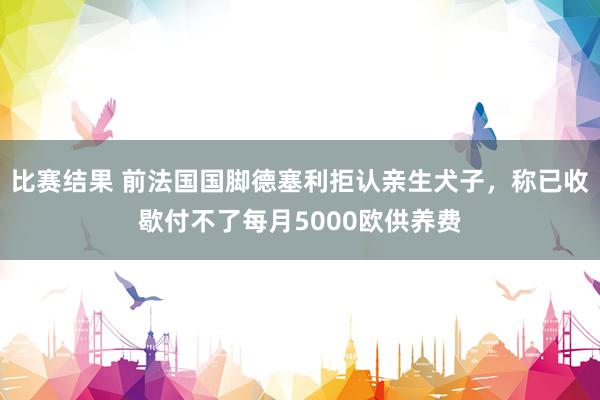 比赛结果 前法国国脚德塞利拒认亲生犬子，称已收歇付不了每月5000欧供养费